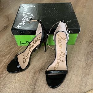 Women’s Sam Edelman black patent Ariella heels, size 7